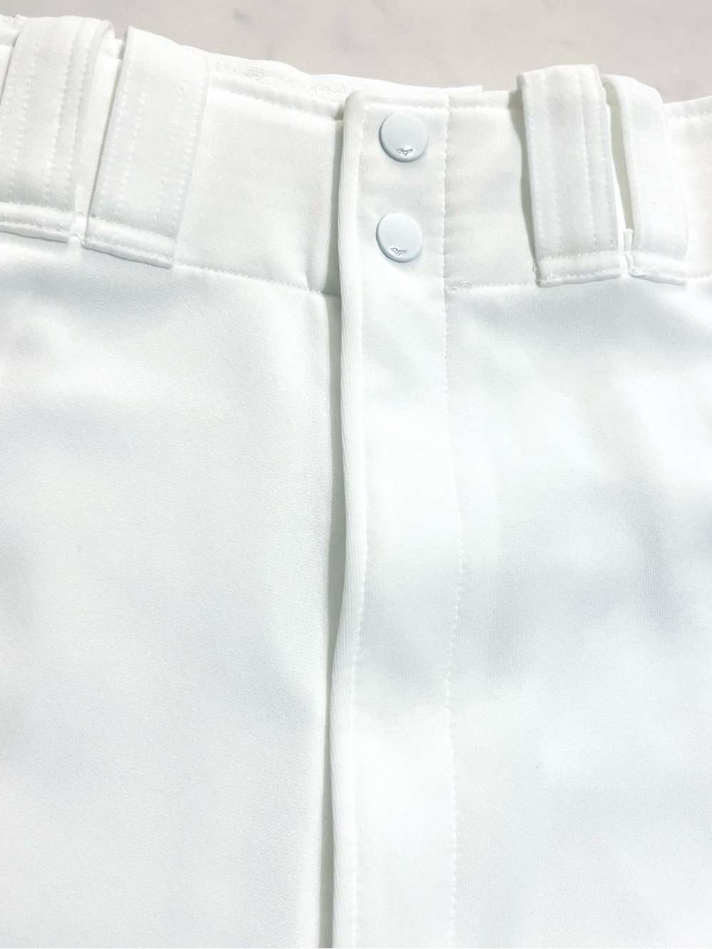 Mizuno Performance White w/black Piping Reinforced Knee Baseball Pants XXL - Picture 3 of 8